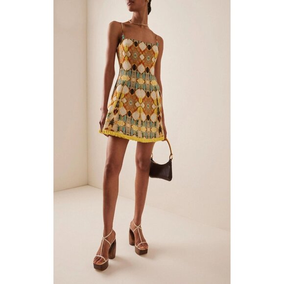 Alexis Multicolor Geometric Mini Dress NWT! - Picture 2 of 16